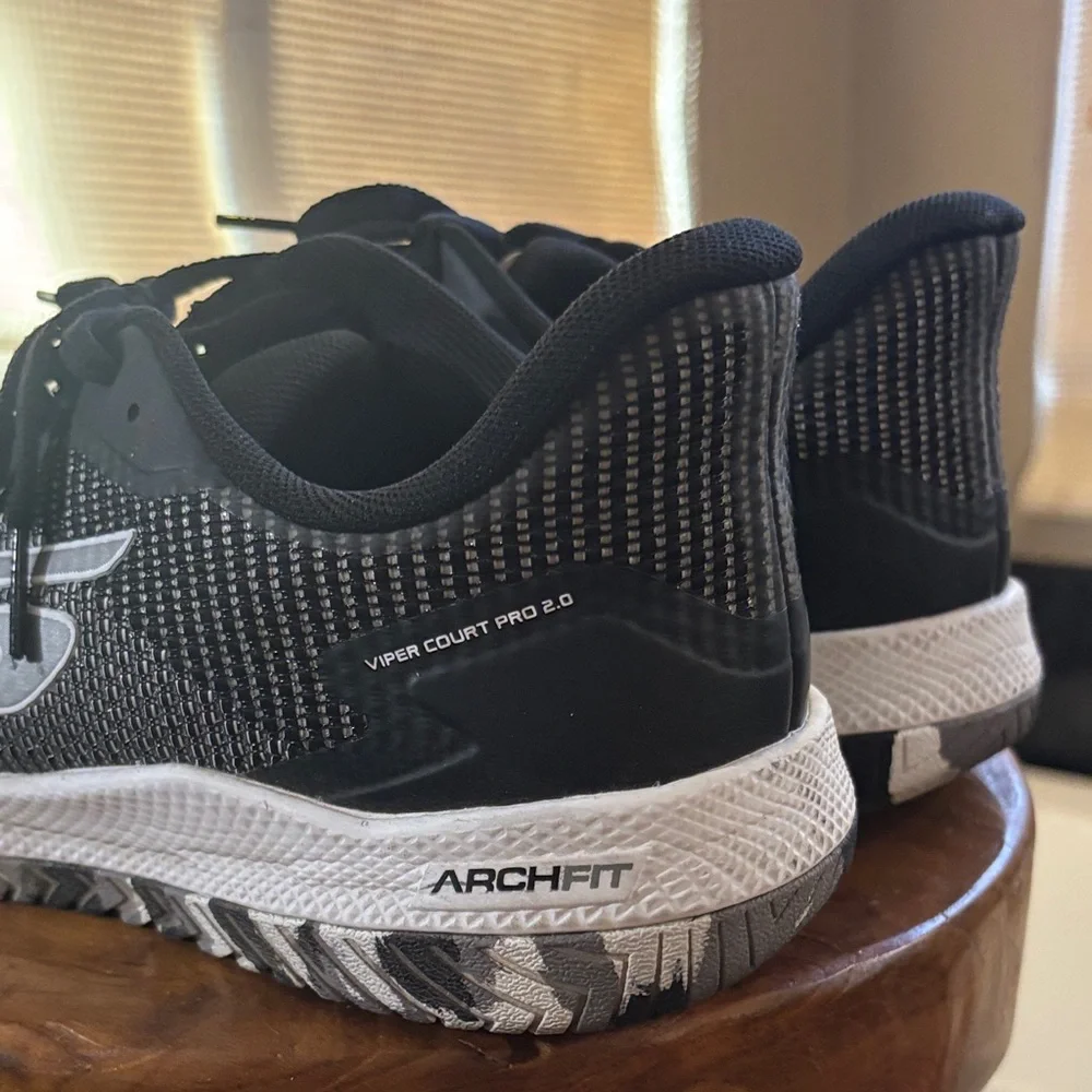 Skechers Black and White Athletic Shoes Viper Court Pro 2.0 Pickleball - Picture 3 of 11